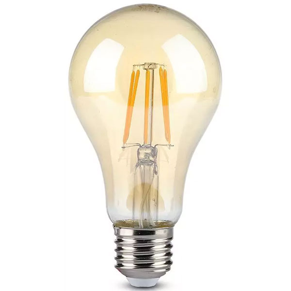 lampa-led-filament-E27-A67-10W-900lm-amber-gyali-v-tac