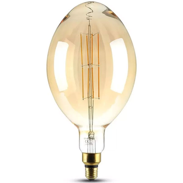 lampa-led-filament-E27-BF180-8W-500lm-me-katheto-speiroma-dimmable-amber-gyali-v-tac