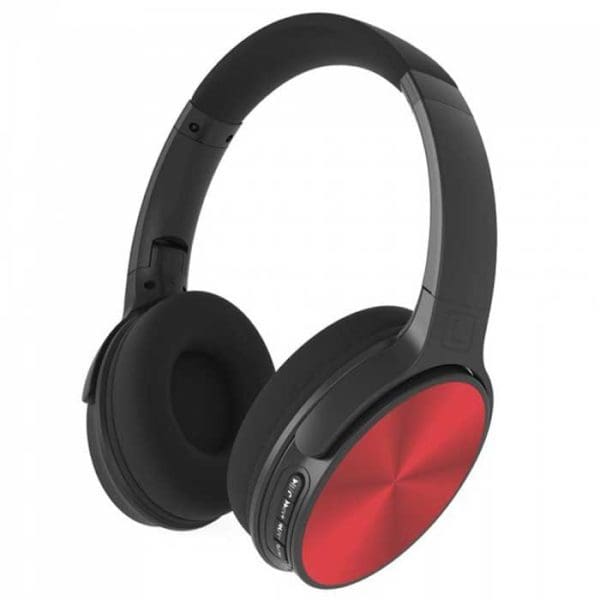 Περιστρεφόμενα Ακουστικά Κεφαλής Ασύρματα με Bluetooth 500mAh Κόκκινο