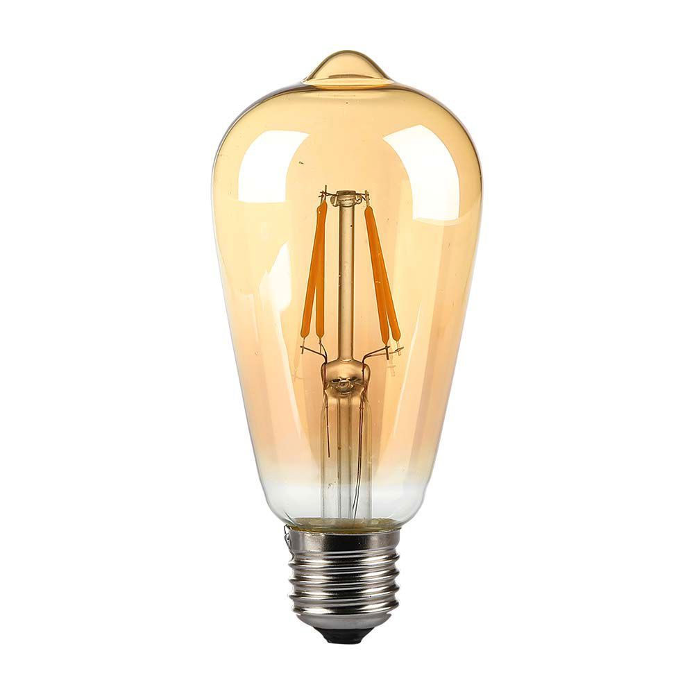 lampa-led-filament-E27-ST64-4W-350lm-ip20-amber-gyali-v-tac