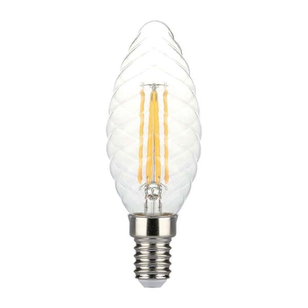 lampa-led-filament-keraki-E14-twist-4w-400lm-ip20-diafano-gyali-dimmable-v-tac