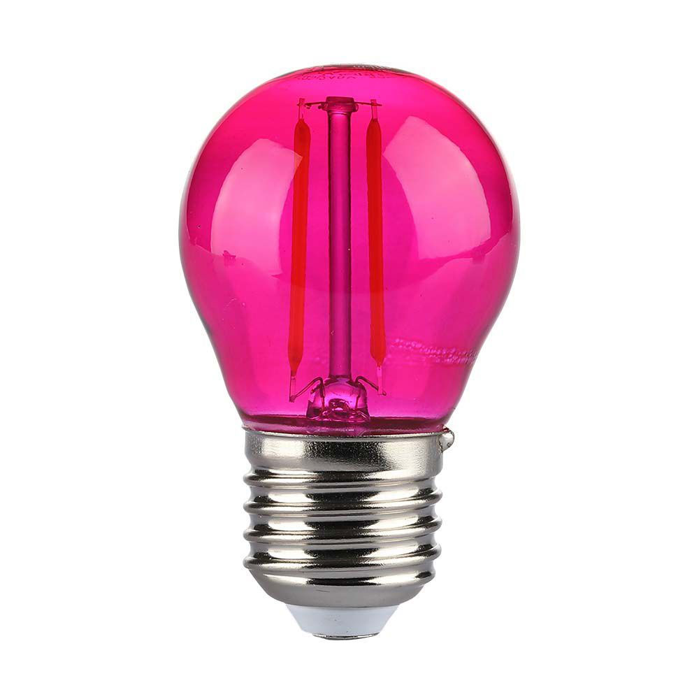 lampa-led-filament-e27-g45-2w-60lm-ip20-roz-v-tac