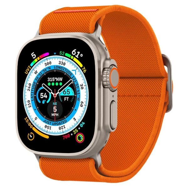 ultra apple watch-louraki apo th spigen-portokali -8809896743396
